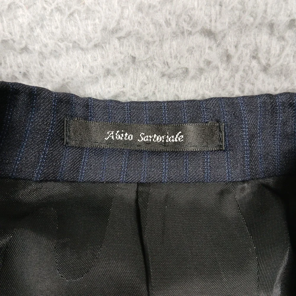 Joseph Bach Sartoriale Abito Verona Gray Pinstripe Wool Blazer 52R‎ Italy